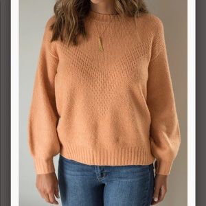 coral sweater